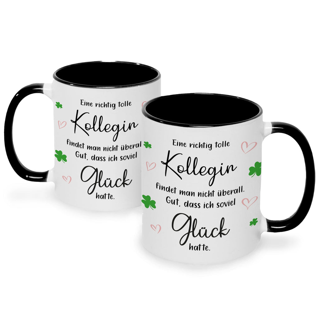 Bedruckte Tasse mit Spruch Tolle Kollegin