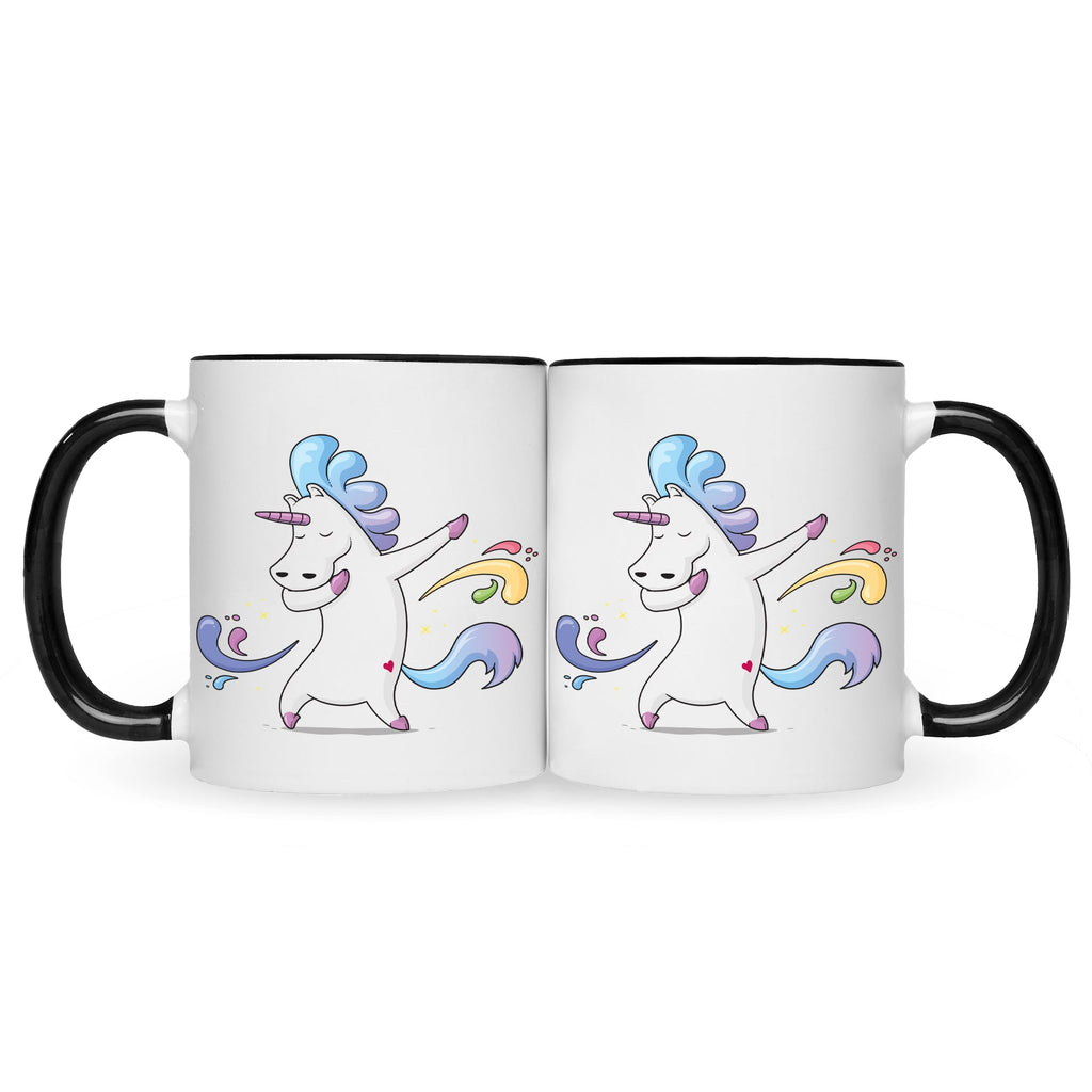 Bedruckte Tasse mit Motiv Einhorn