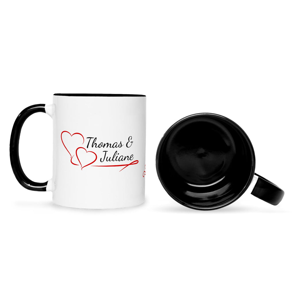 Bedruckte Tasse im Pärchen Design