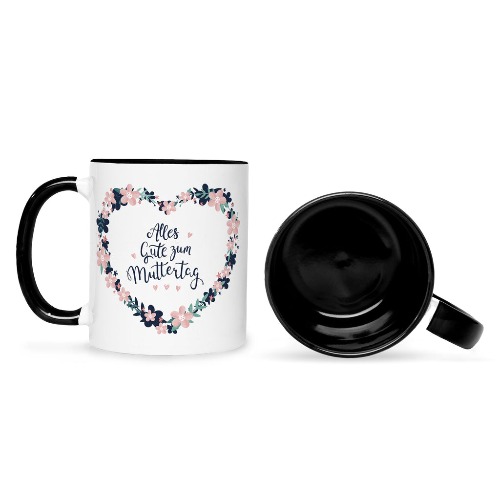 Bedruckte Tasse mit Spruch Alles gute zum Muttertag