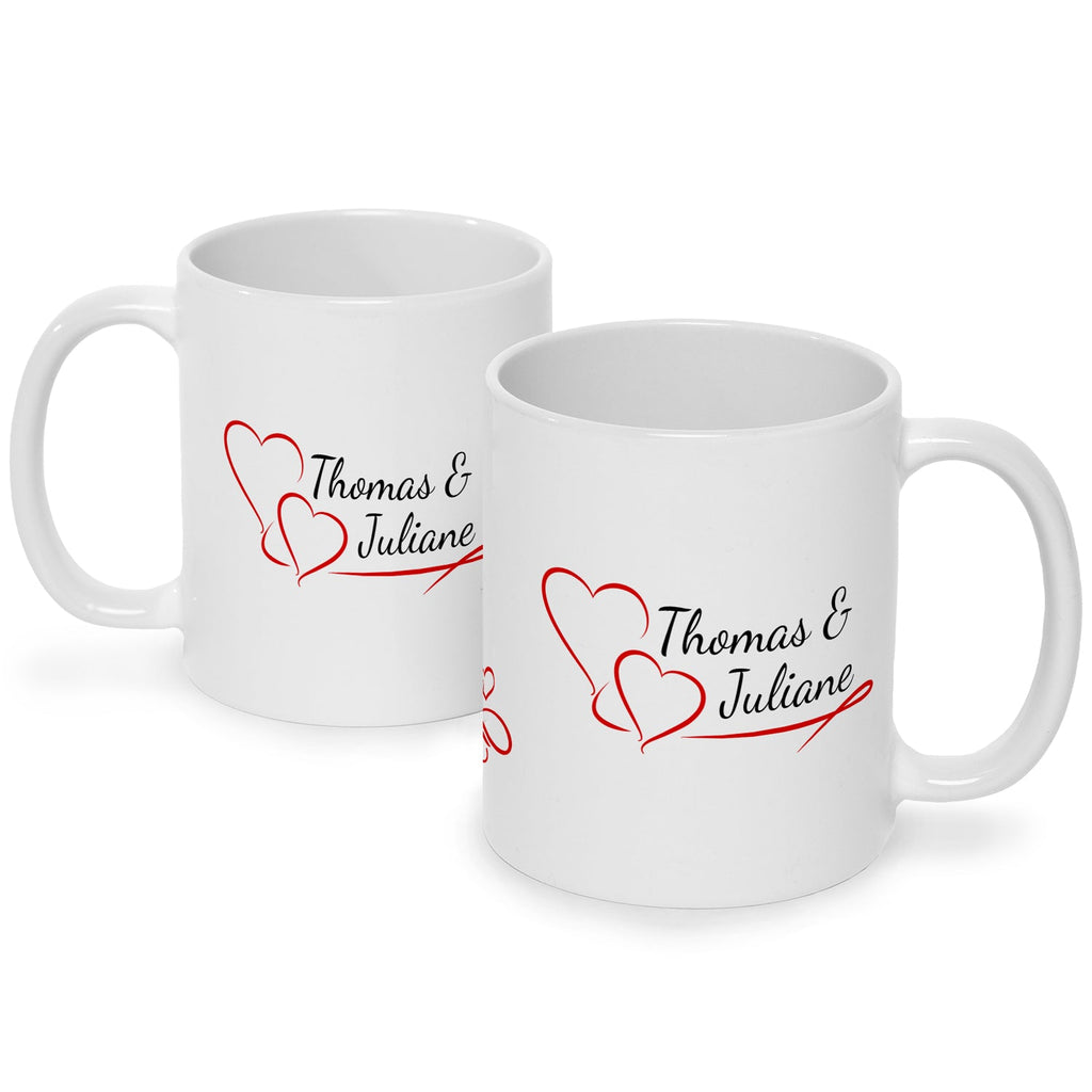 Bedruckte Tasse im Pärchen Design