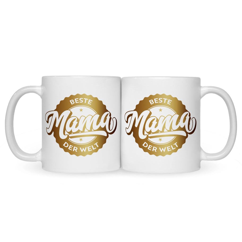 Bedruckte Tasse mit Spruch Beste Mama der Welt