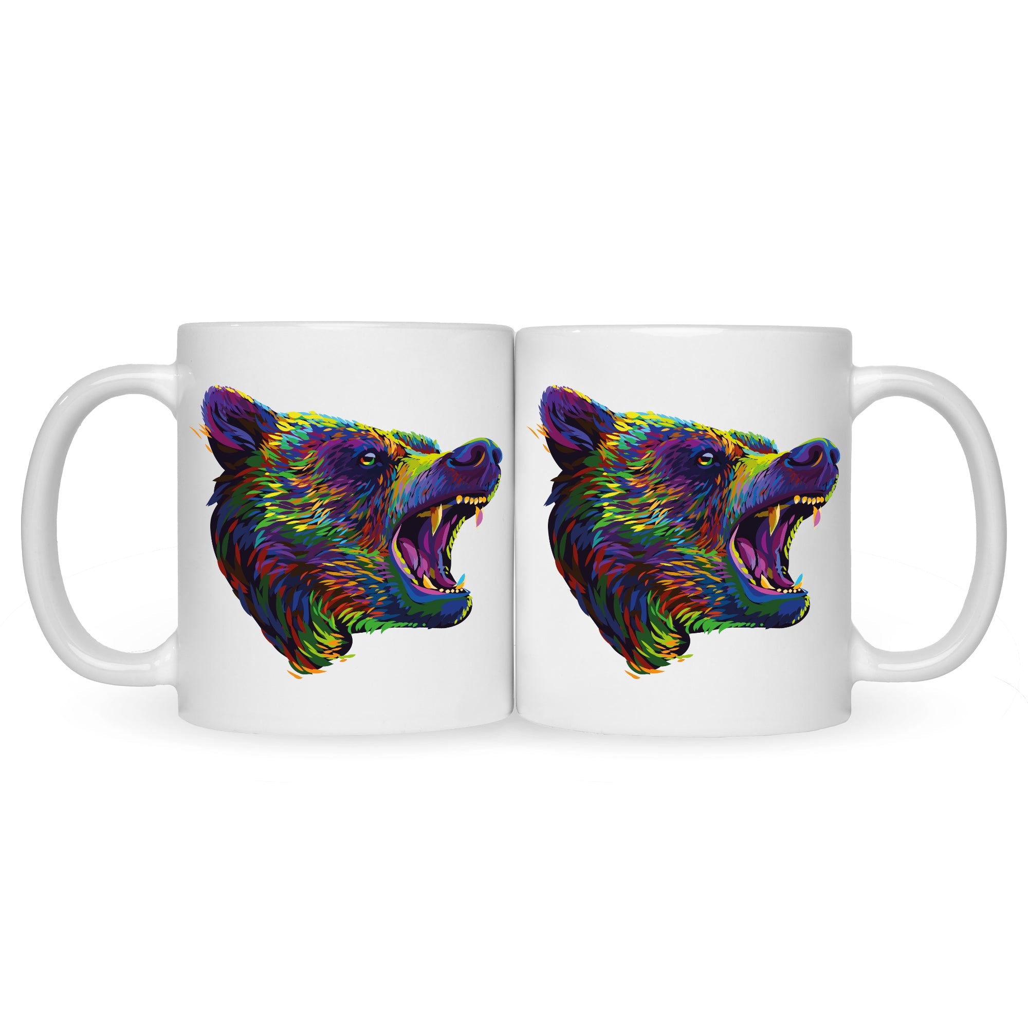 Bedruckte Tasse Bunter Bär