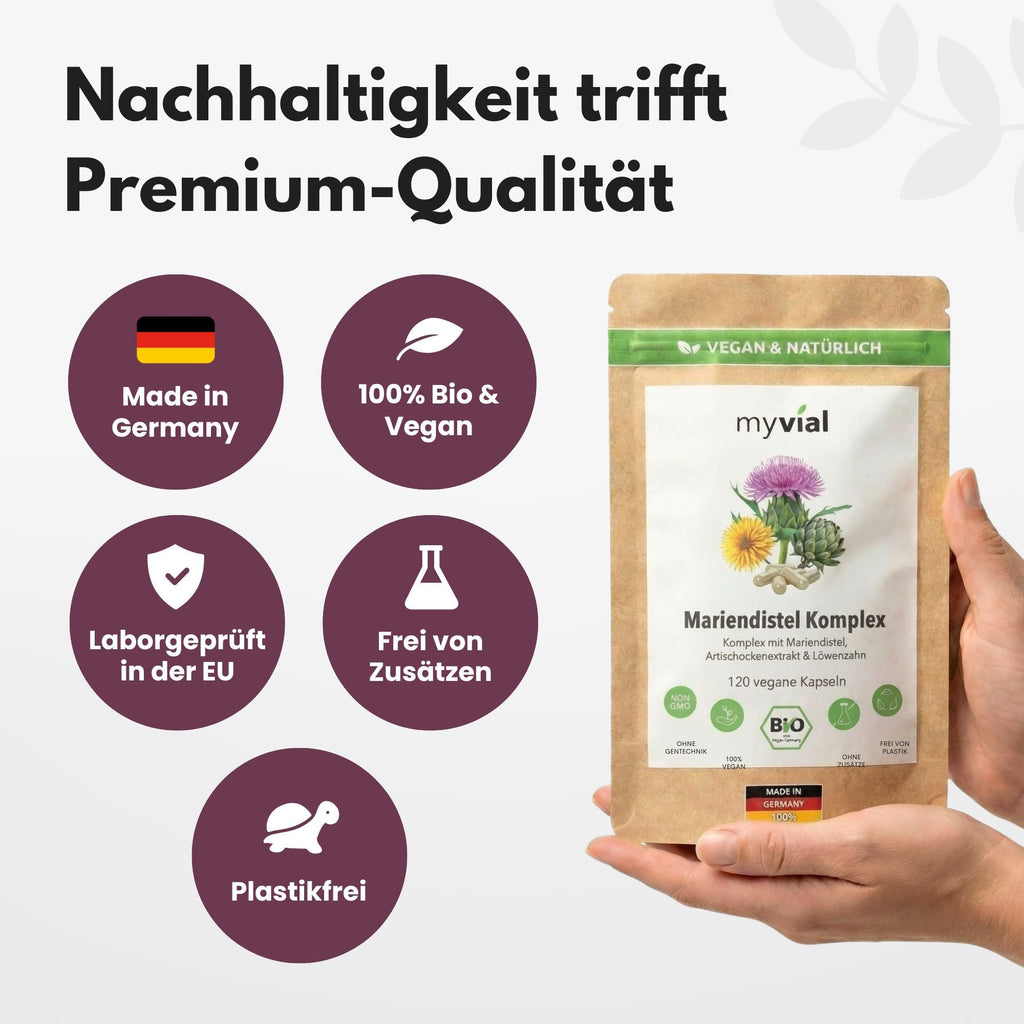 Bio Mariendistel Leber Komplex Kapseln