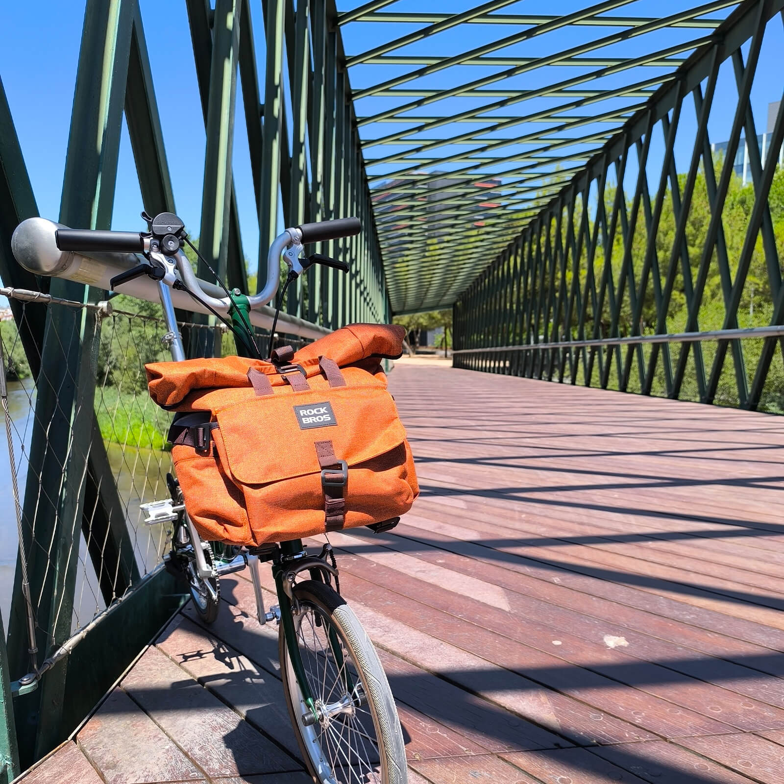 Fahrradtasche Lenkertasche für Brompton 15L+1,8L
