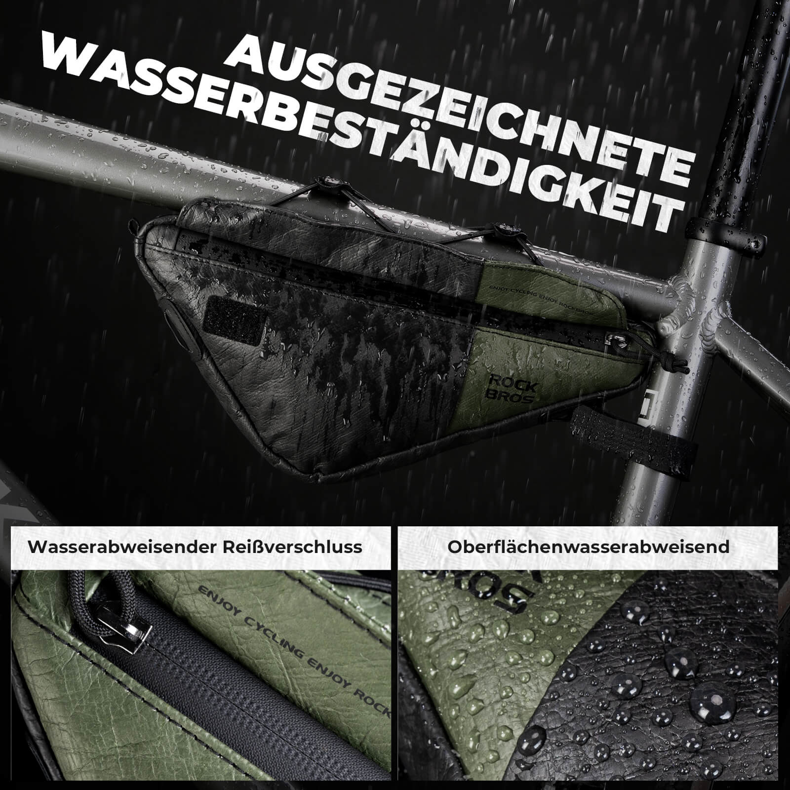 2-in-1 Rahmentasche Wasserabweisend mit Schultergurt 0.7L