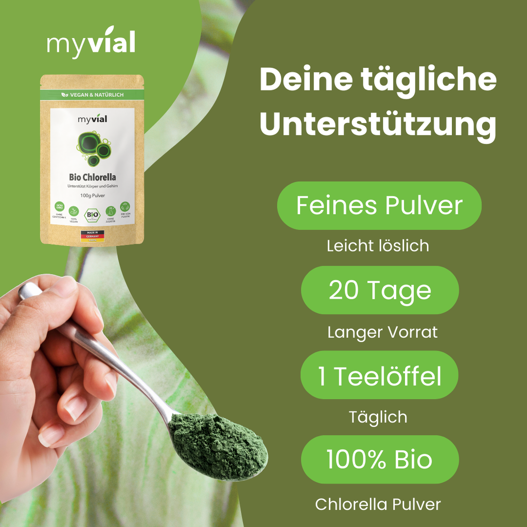 Bio Chlorella Pulver