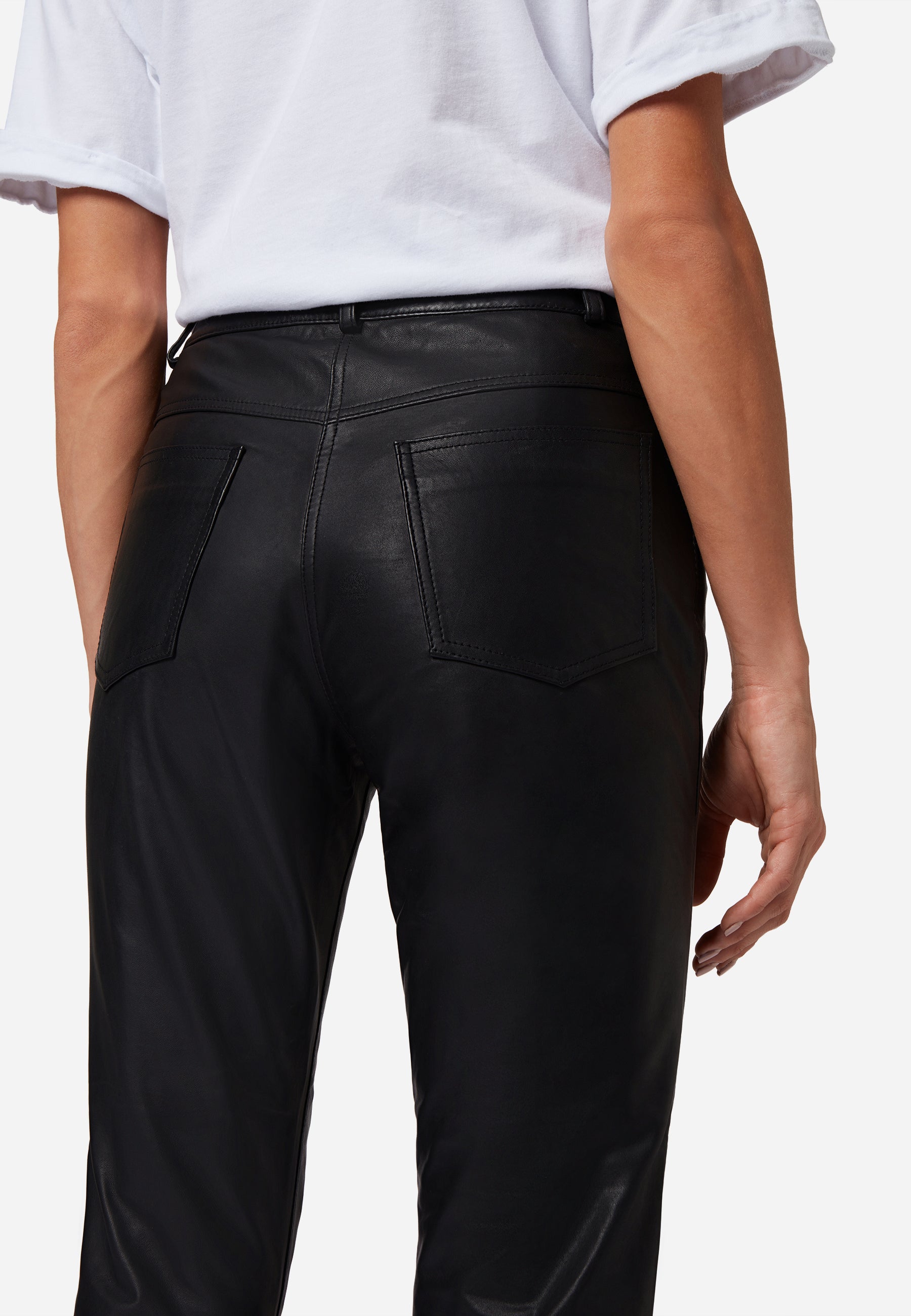 Five Pocket Lederhose Damen 9809