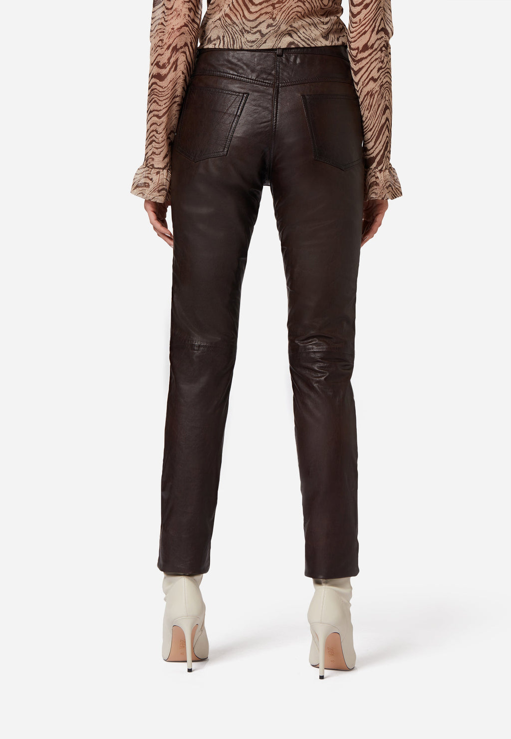 Five Pocket Lederhose Damen 9809