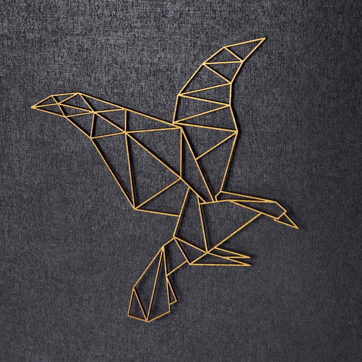 Origami Adler aus Holz -
