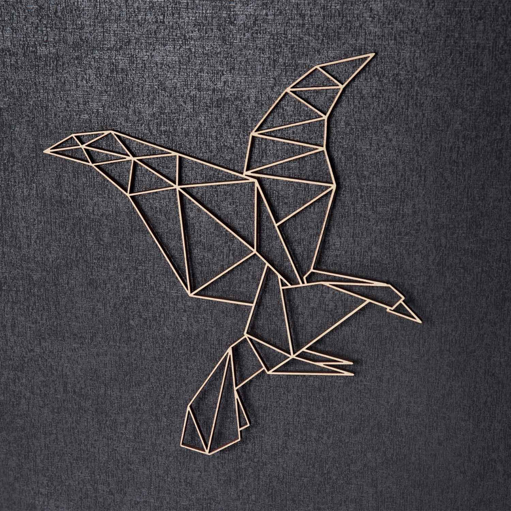 Origami Adler aus Holz -
