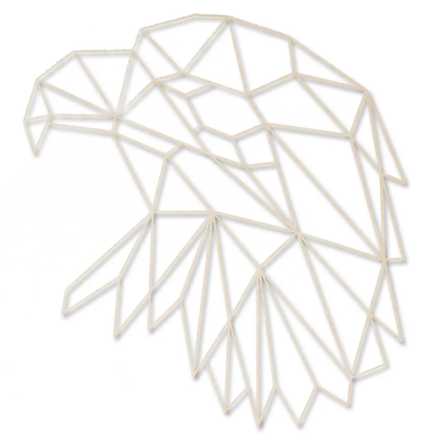 Origami Adlerkopf aus Holz -