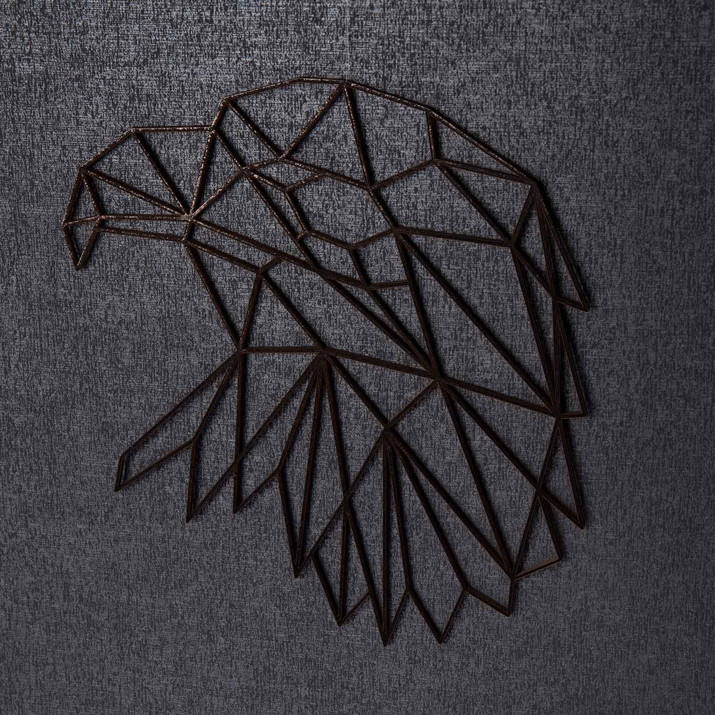 Origami Adlerkopf aus Holz -