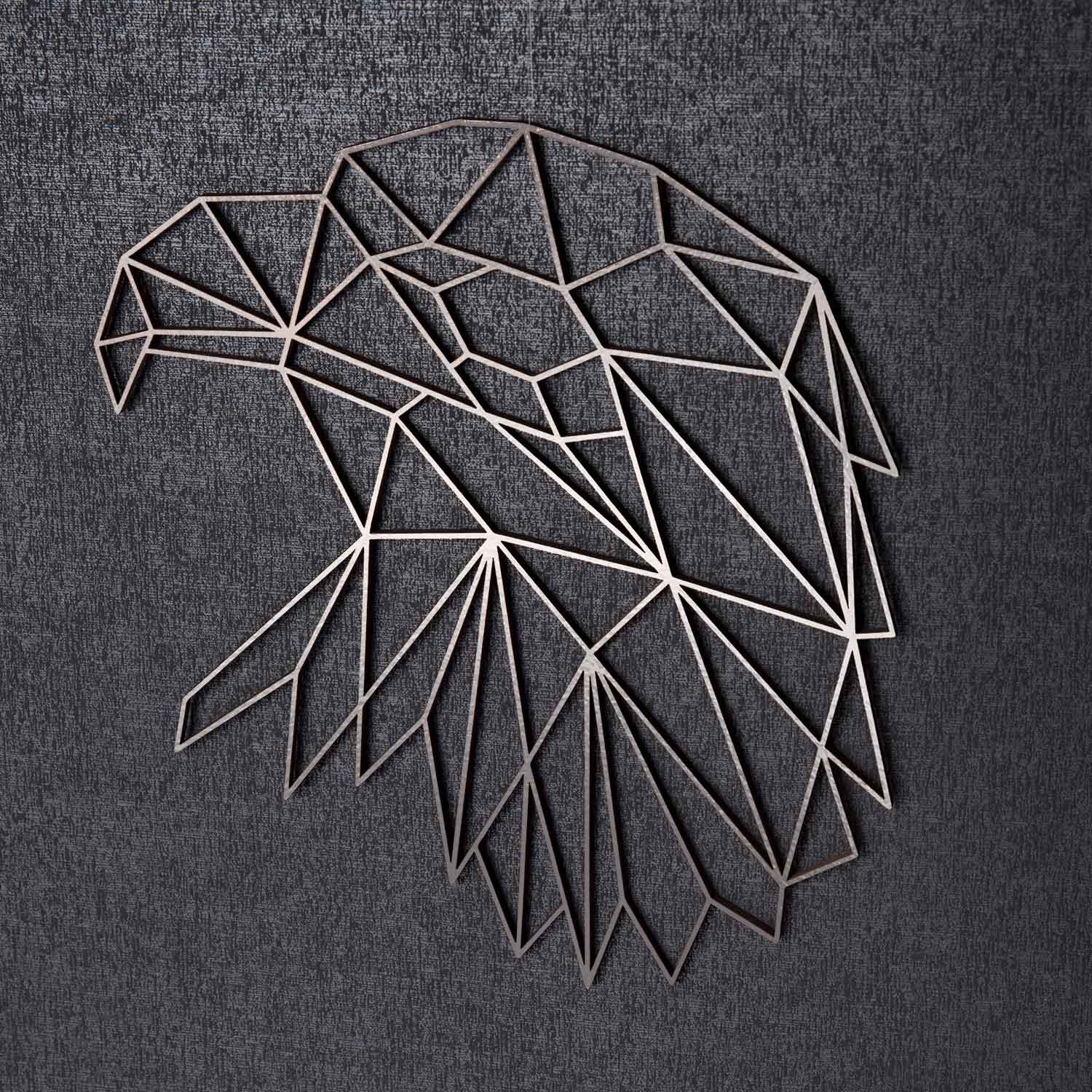 Origami Adlerkopf aus Holz -