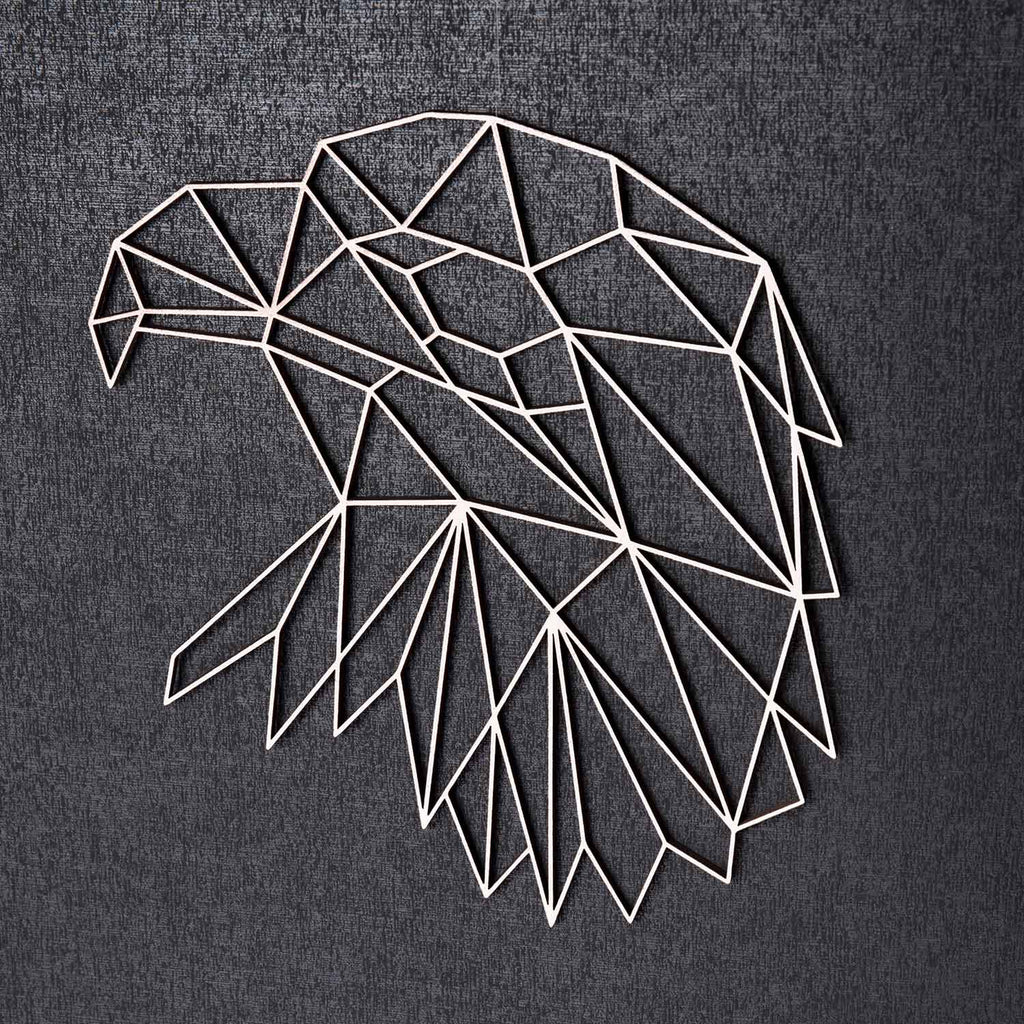 Origami Adlerkopf aus Holz -