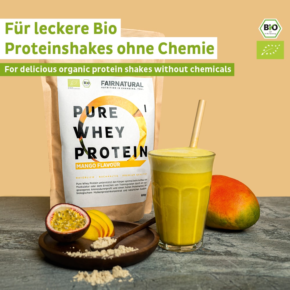 Bio Whey Protein Pulver Mango