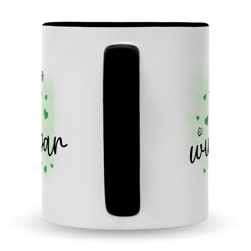 Bedruckte Tasse mit Spruch Du bist wunderbar