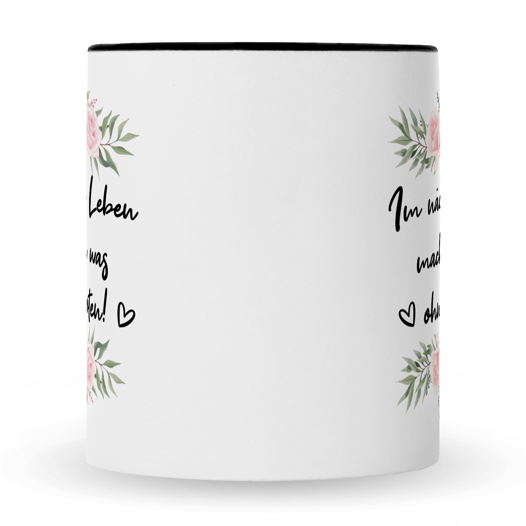 Bedruckte Tasse mit Spruch Im nächsten Leben