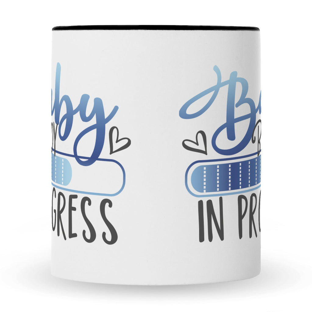 Bedruckte Tasse mit Spruch Baby in Progress