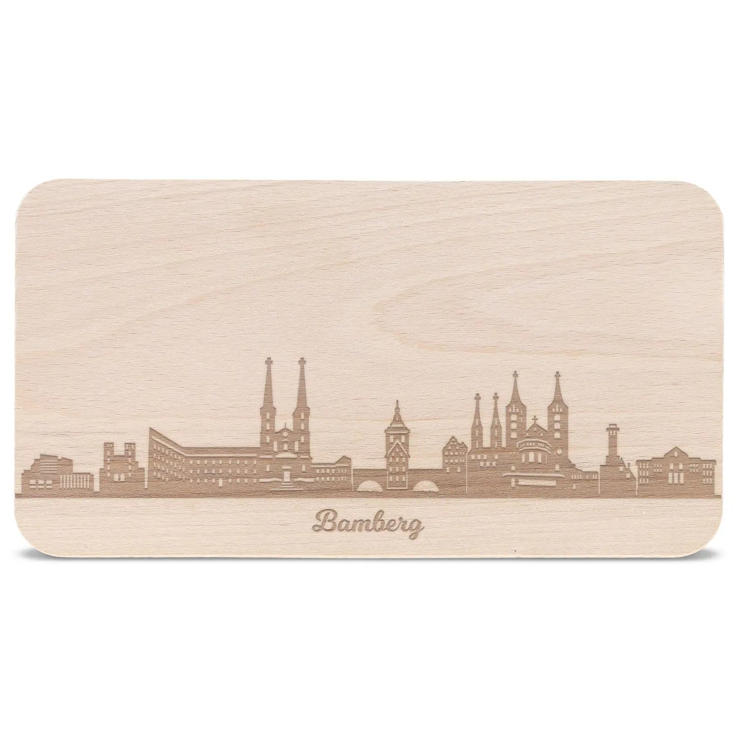 Frühstücksbrettchen Skyline Bamberg