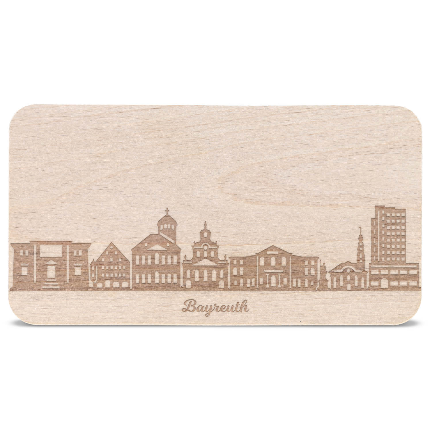 Frühstücksbrettchen Skyline Bayreuth