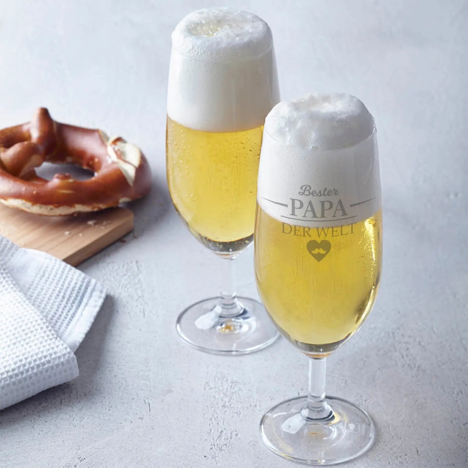 Leonardo Bierglas mit Gravur "Bester Papa der Welt"
