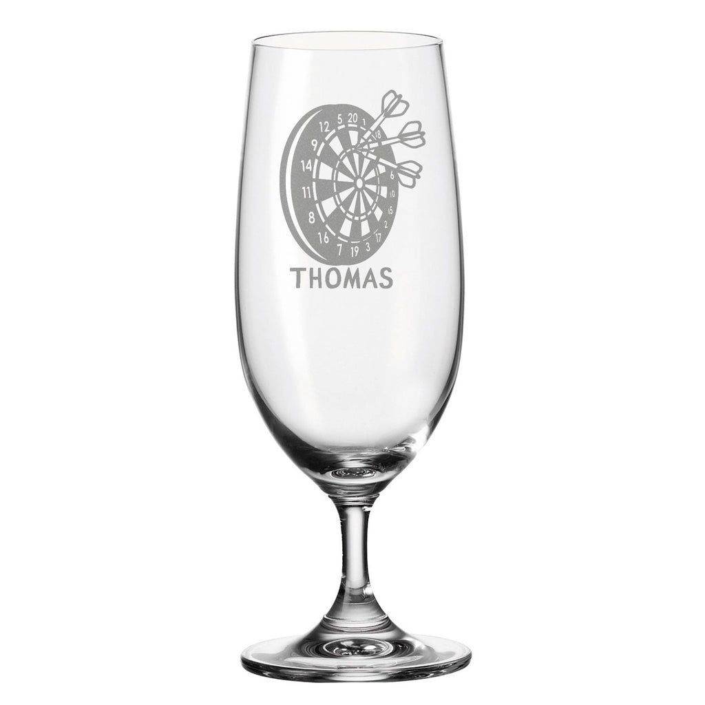 Leonardo Bierglas mit Gravur "Darts" mit Namen