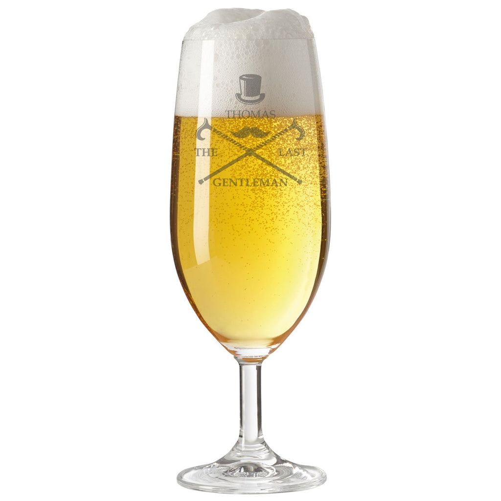 Leonardo Bierglas mit Gravur "The last gentleman" mit Namen
