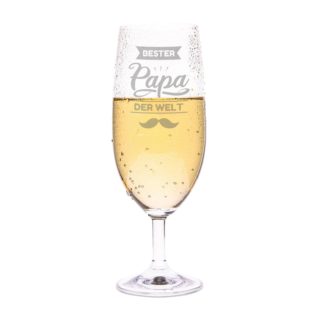 Leonardo Bierglas mit Gravur "Bester Papa der Welt V2"