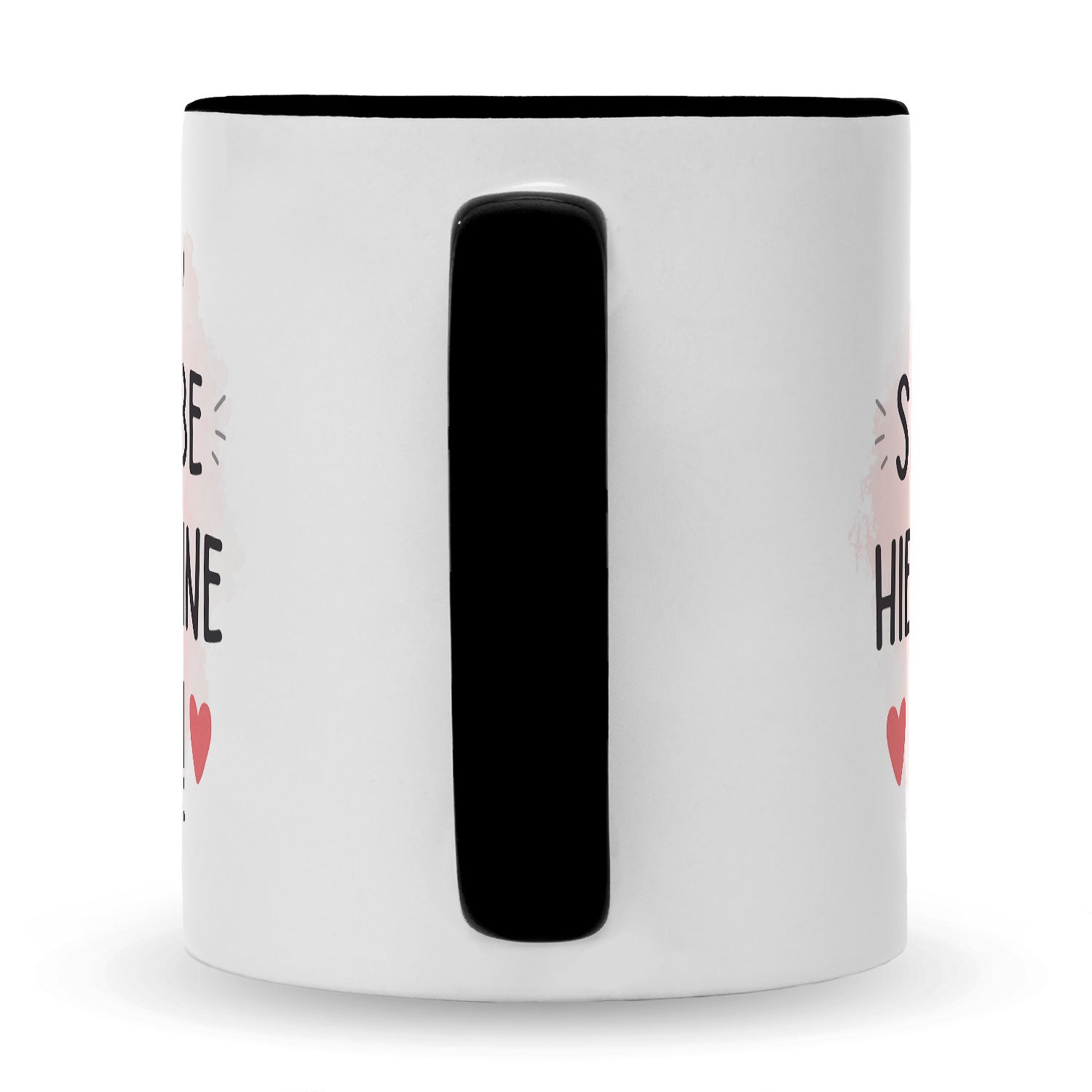 Bedruckte Tasse mit Spruch Wird scheiße ohne dich