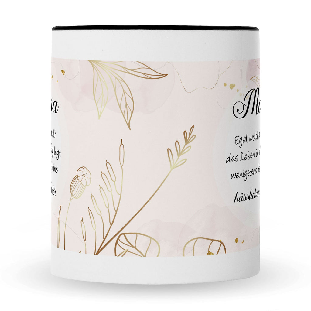 Bedruckte Tasse mit Spruch Mama wenigstens hast du keine hässlichen Kinder