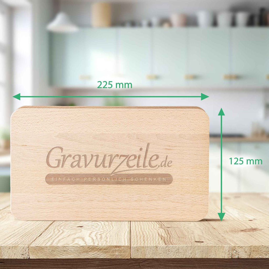 Frühstücksbrettchen aus Holz mit Gravur - Ein frohes Weihnachtsfest - Weihnachtsdeko