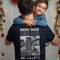 PAPA T-Shirt BEST DAD mit Fotos personalisiert