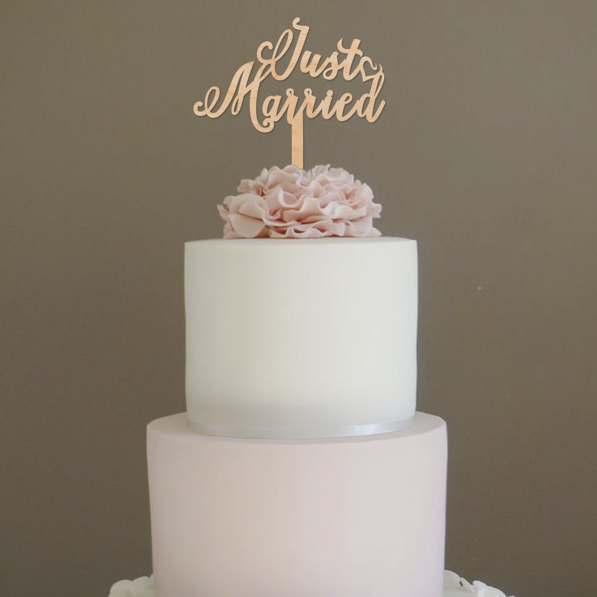 Cake Topper Just Married
