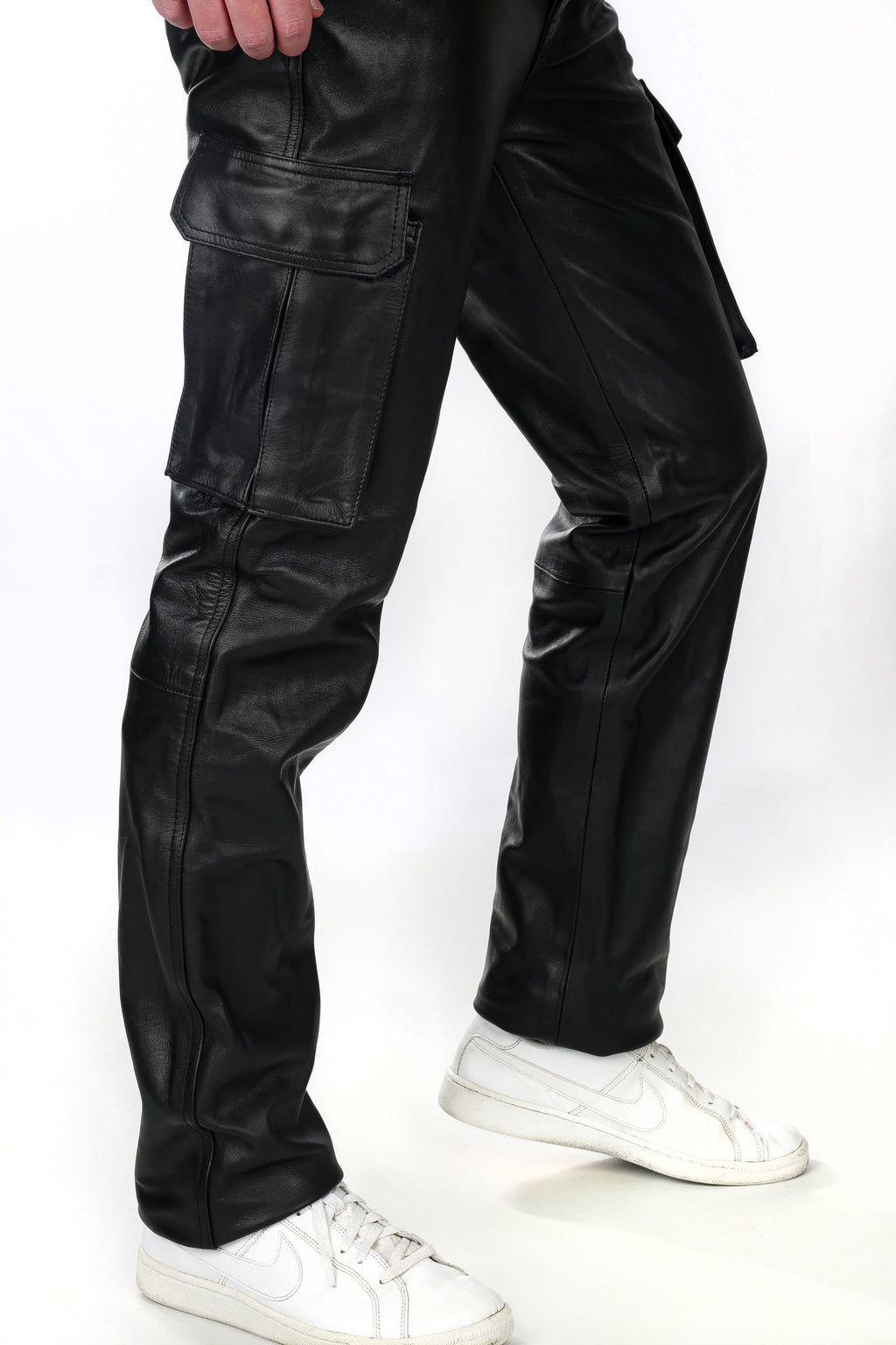 Herren Lederhose Cargo Nappa