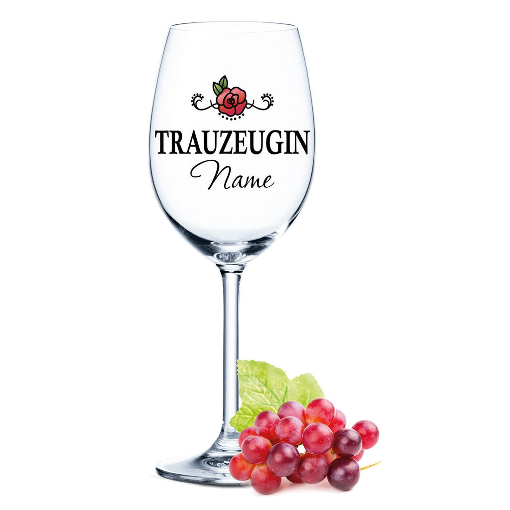 Leonardo Weinglas mit Gravur "Trauzeuge"