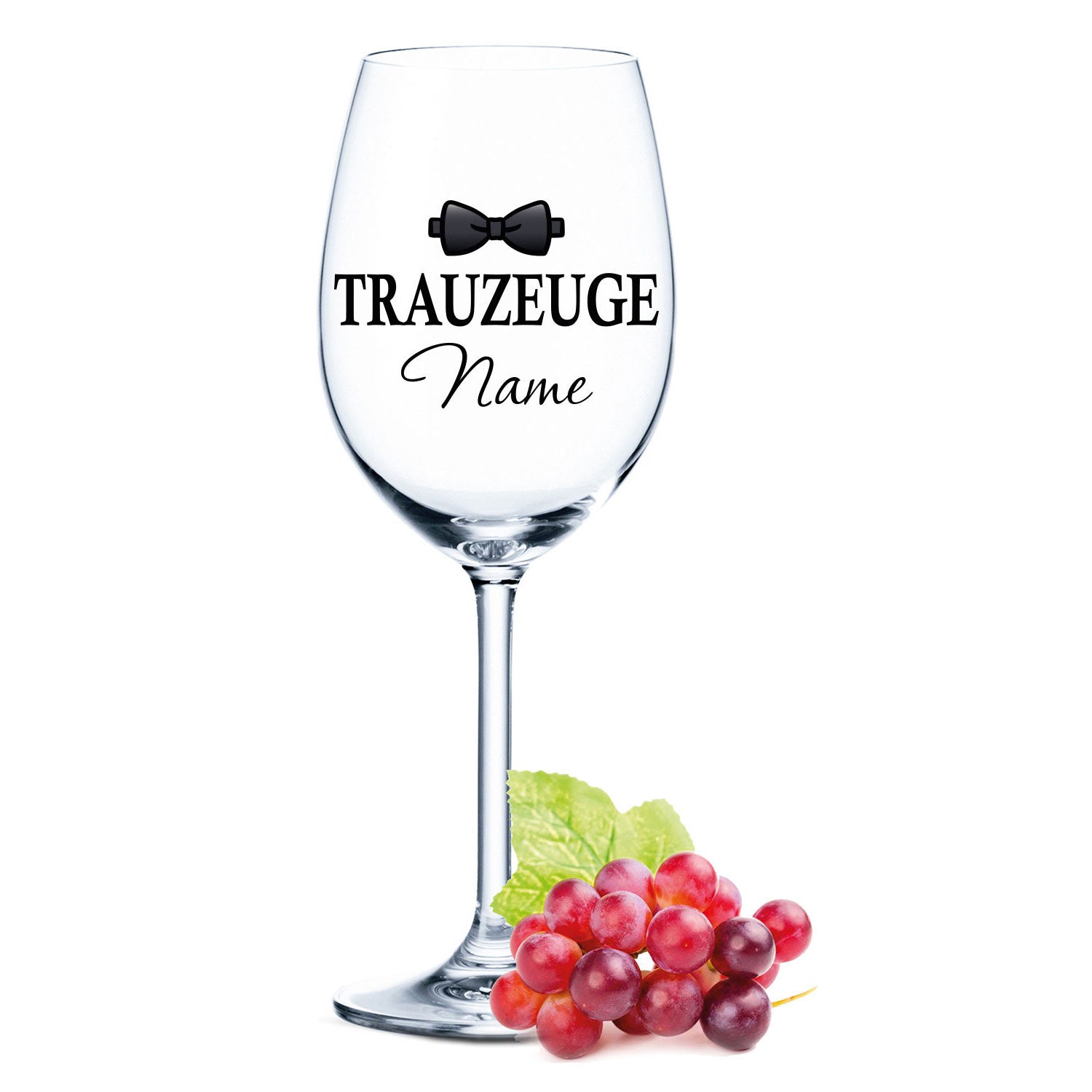 Leonardo Weinglas mit Gravur "Trauzeugin"