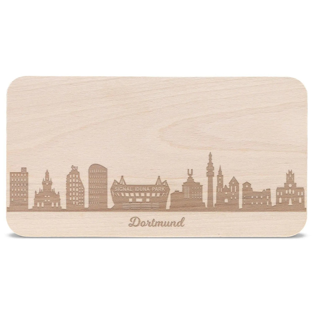 Frühstücksbrettchen Skyline Dortmund