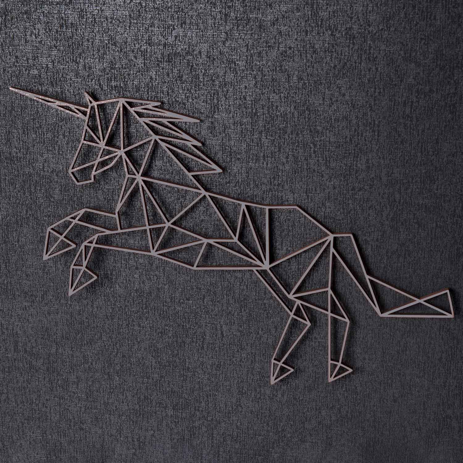 Origami Einhorn V2 aus Holz -
