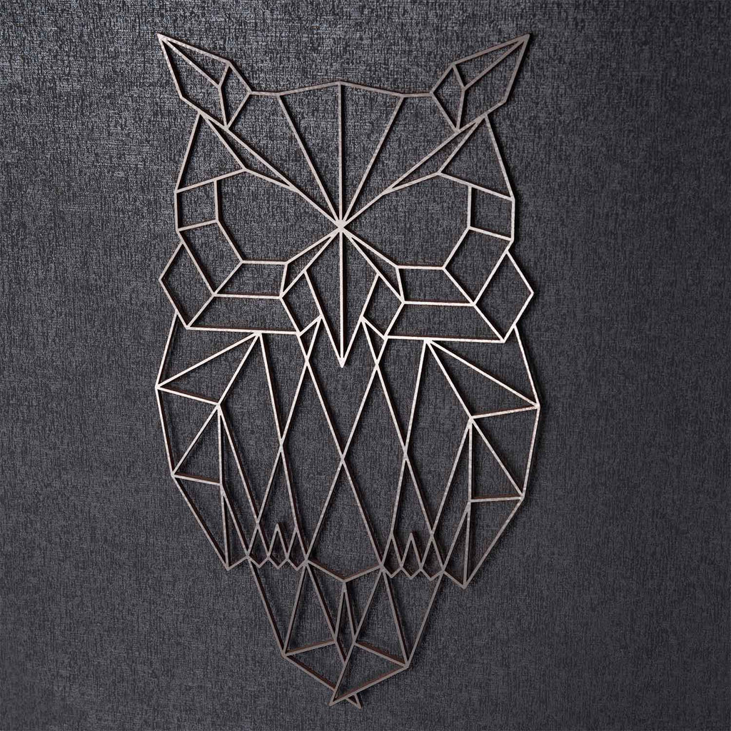 Origami Eule aus Holz -
