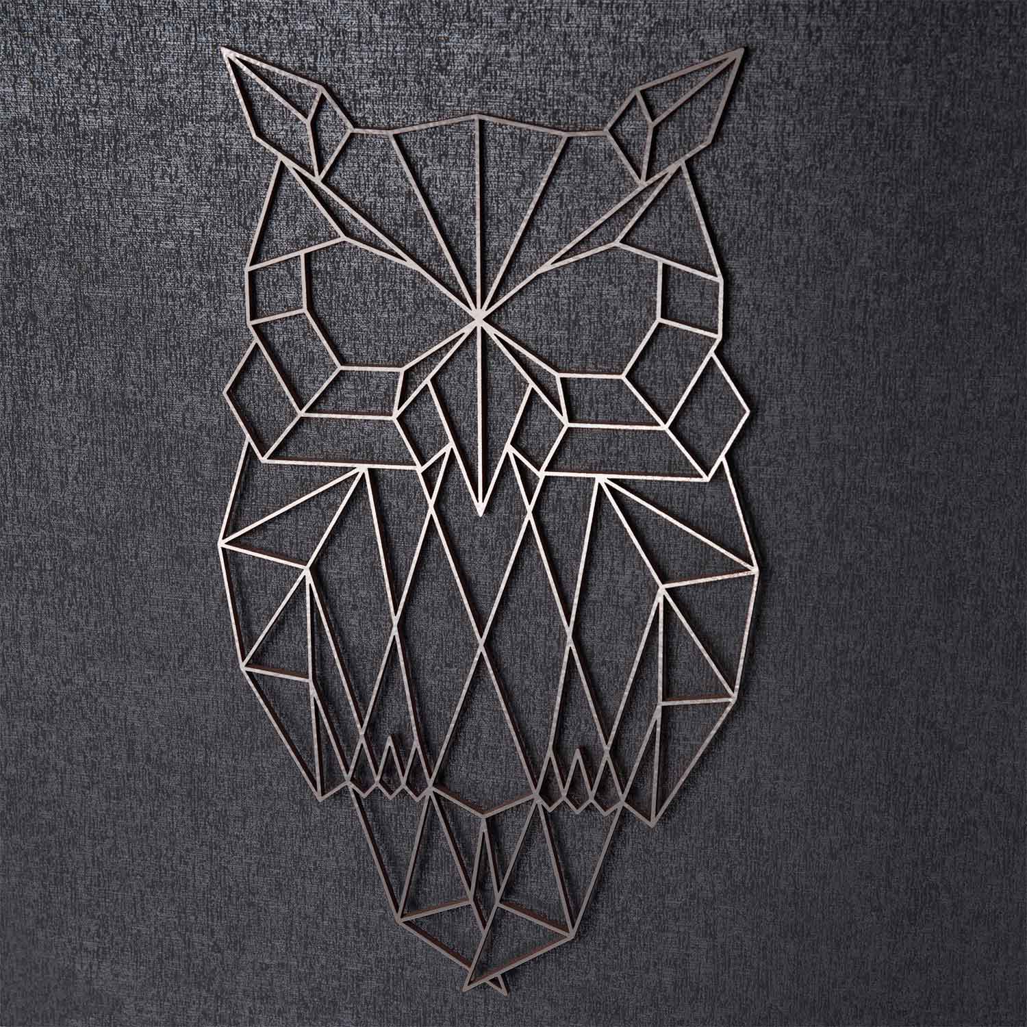 Origami Eule aus Holz -