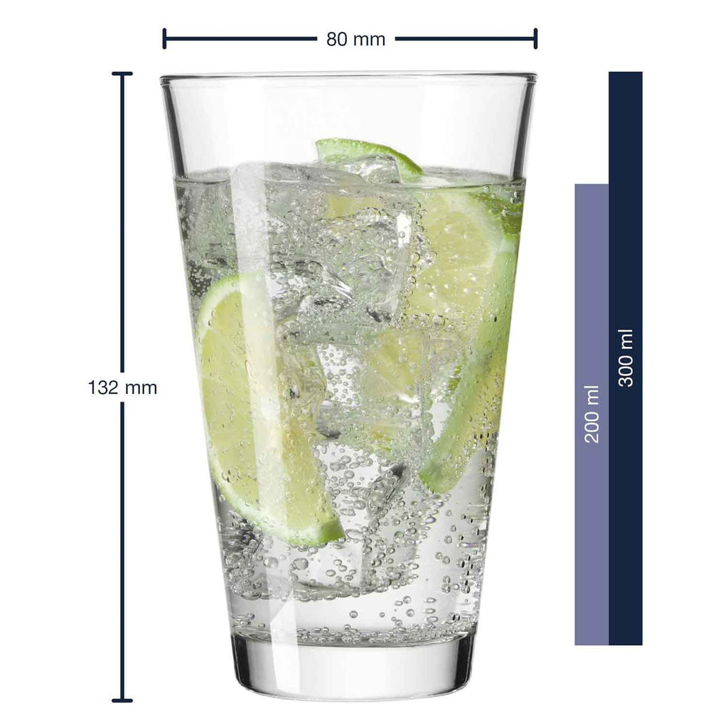 Leonardo Wasserglas mit UV-Druck "Wilde Tiere" - Für Kinder