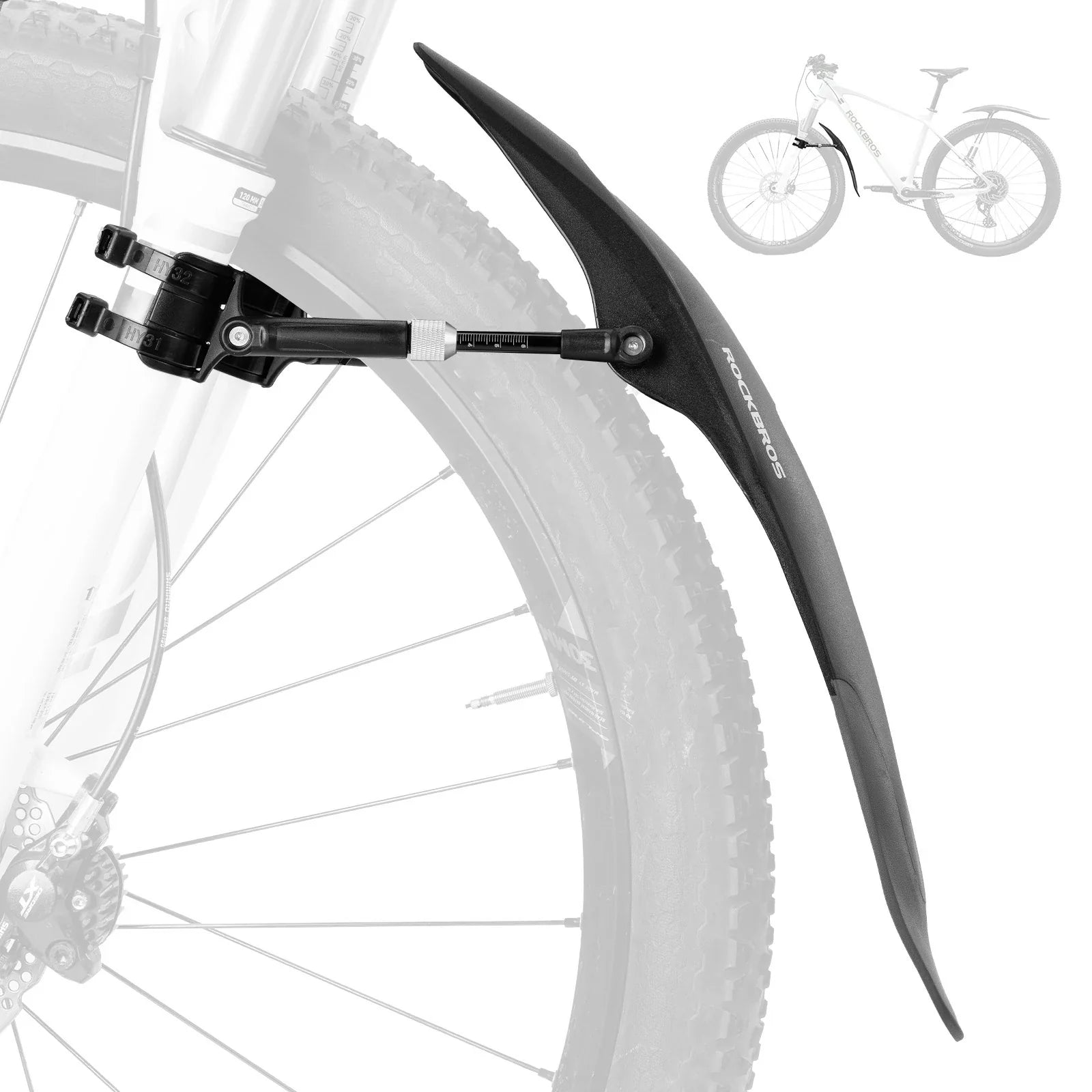 Fahrrad Schutzbleche Set Vorne/Hinten Flexible Fahrradschutzblech Verstellbar