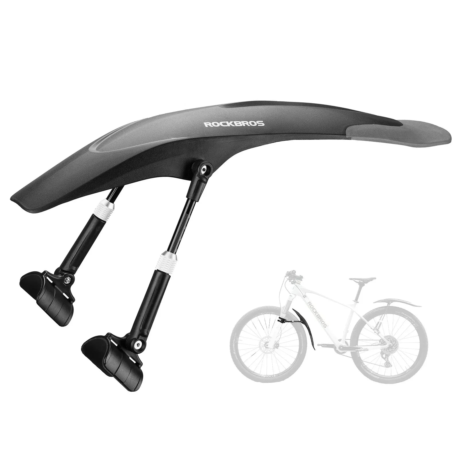 Fahrrad Schutzbleche Set Vorne/Hinten Flexible Fahrradschutzblech Verstellbar