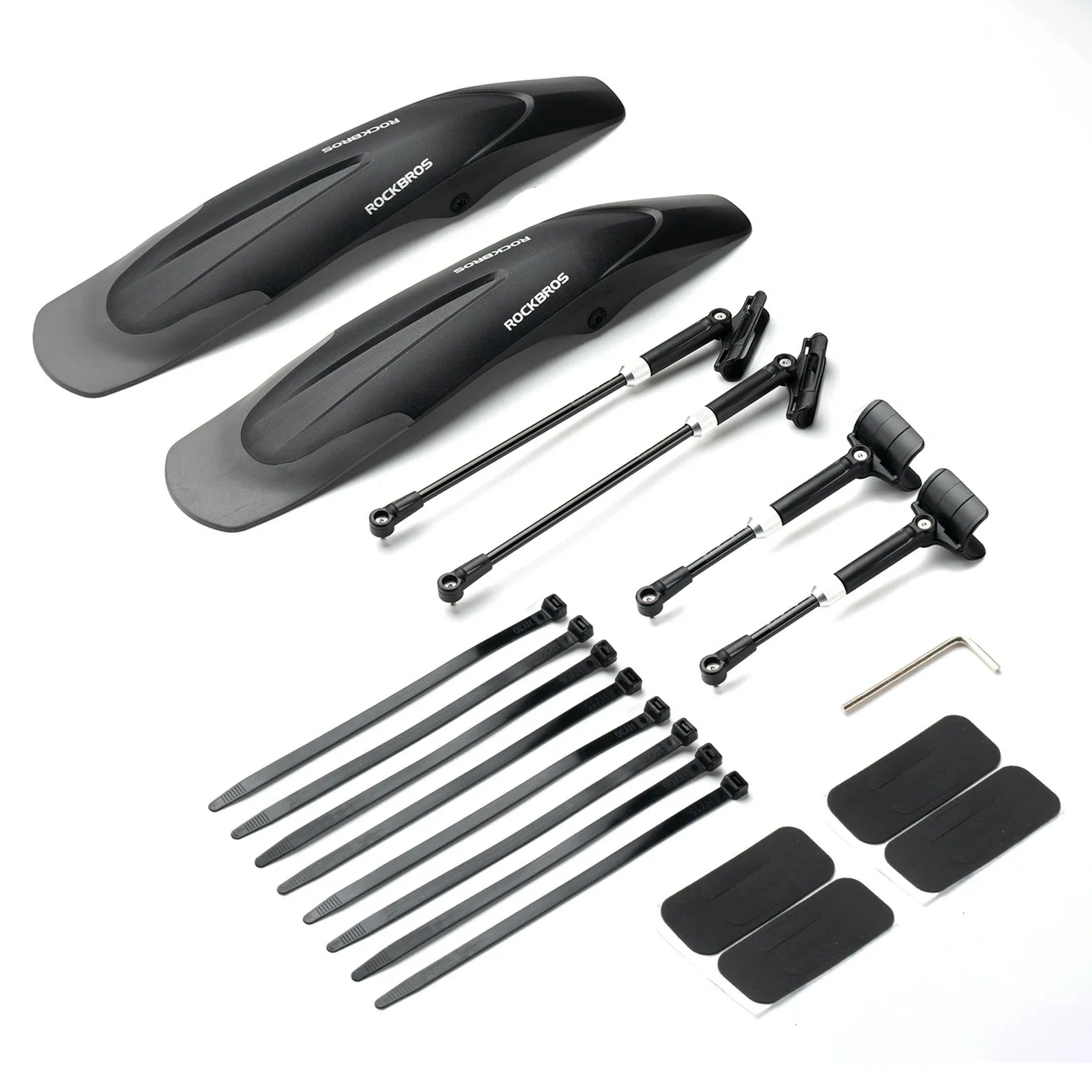 Fahrrad Schutzbleche Set Vorne/Hinten Verstellbare Flexible 26-29 zoll