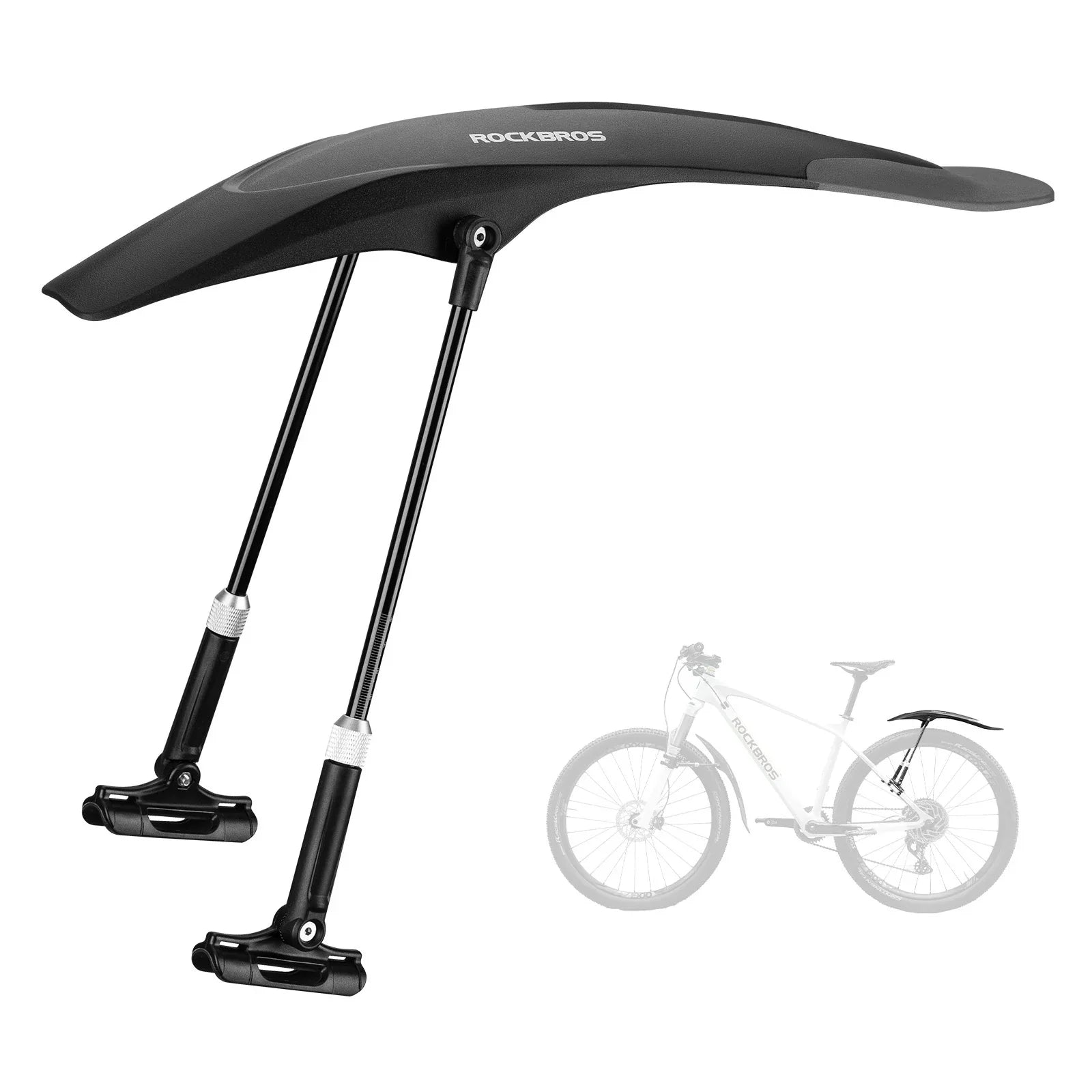 Fahrrad Schutzbleche Set Vorne/Hinten Verstellbare Flexible 26-29 zoll