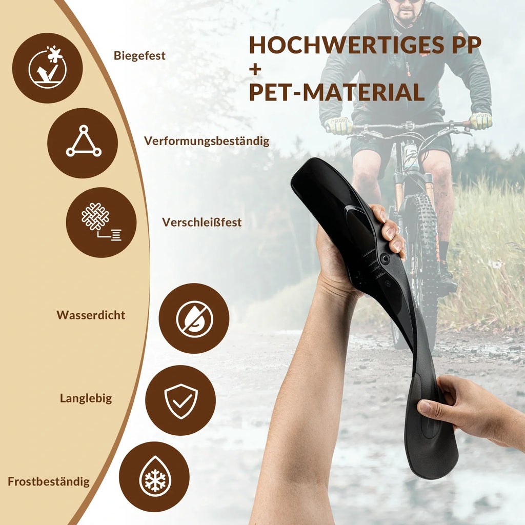 Fahrrad Schutzbleche Set Vorne/Hinten Flexible Fahrradschutzblech Verstellbar