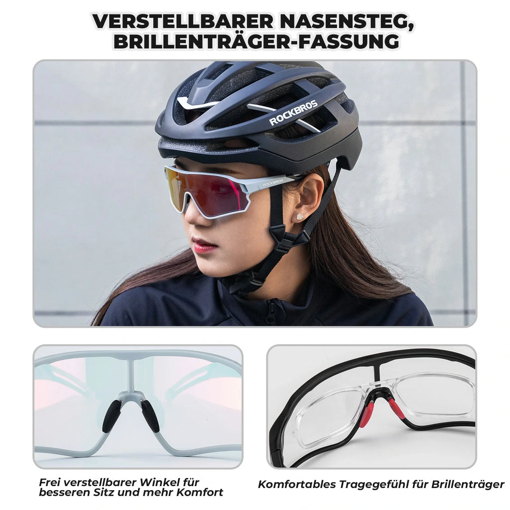 Federleichte Polarisierte Fahrradbrille (UV400)
