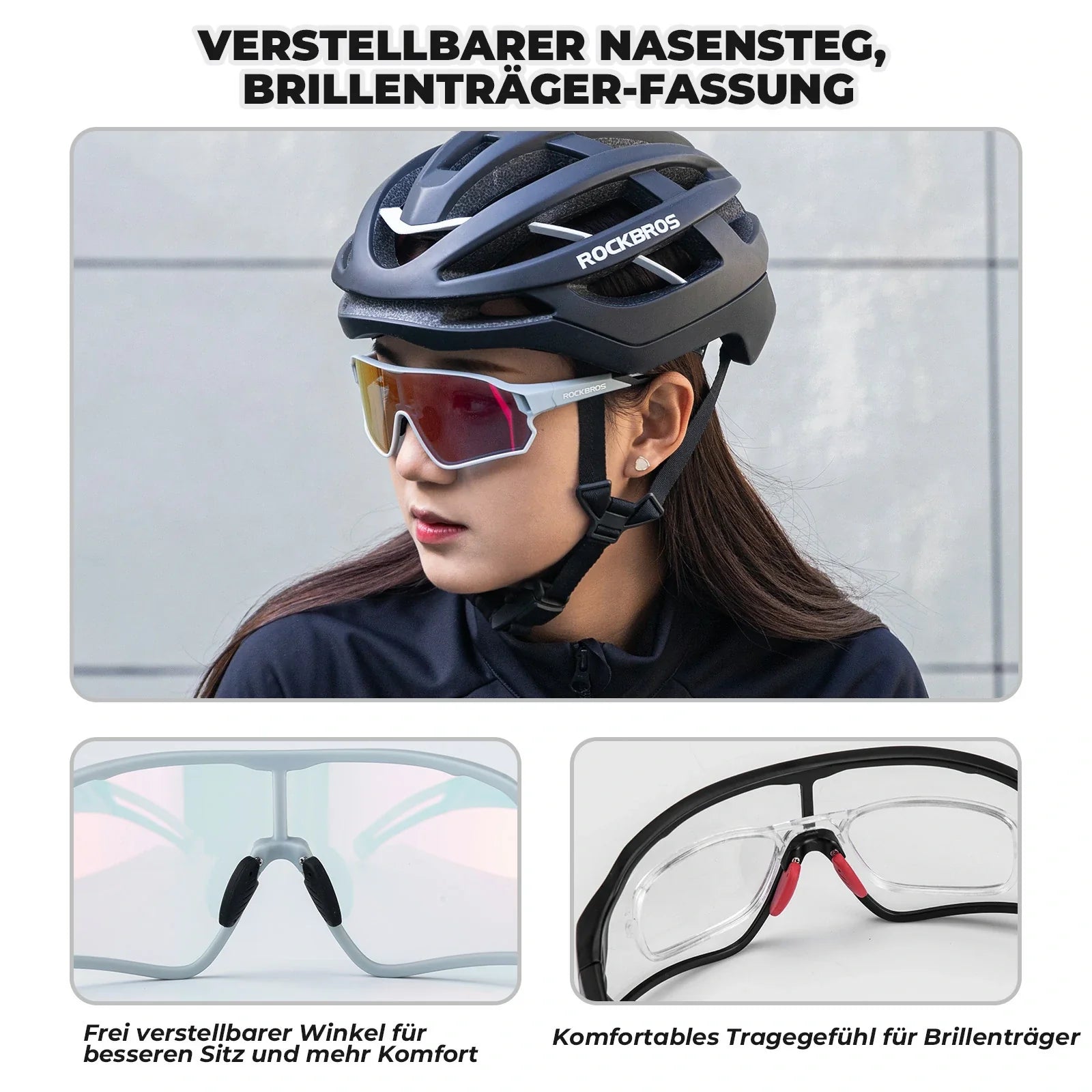 Federleichte Polarisierte Fahrradbrille (UV400)