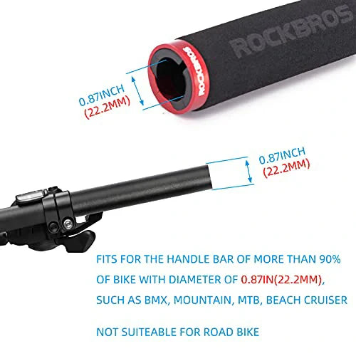 Fahrradgriffe, Lenkergriffe & Handgriffe – rutschfest, Stoßdämpfend & Leicht, Schaumstoff